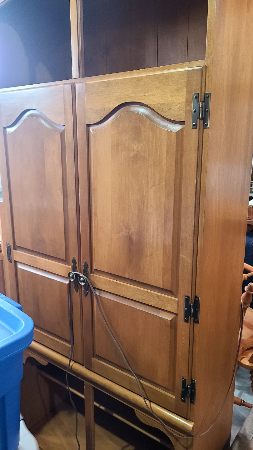 Solid Wood Armoire/Storage Cabinet