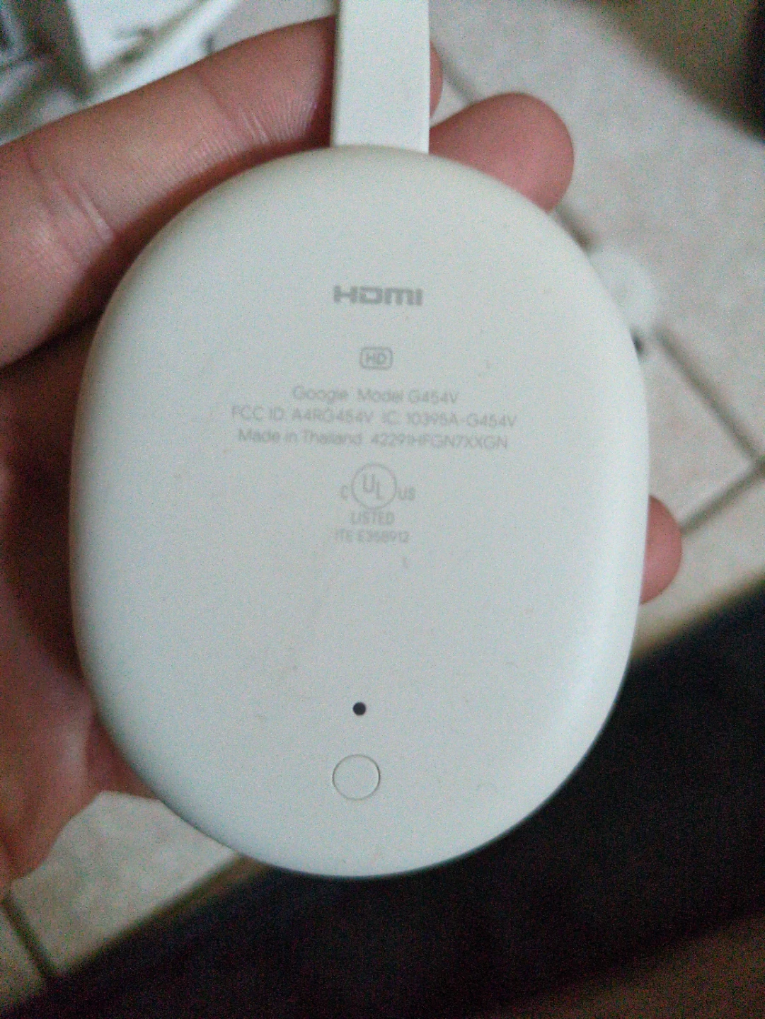 Google Chromecast HD with Google TV Remote