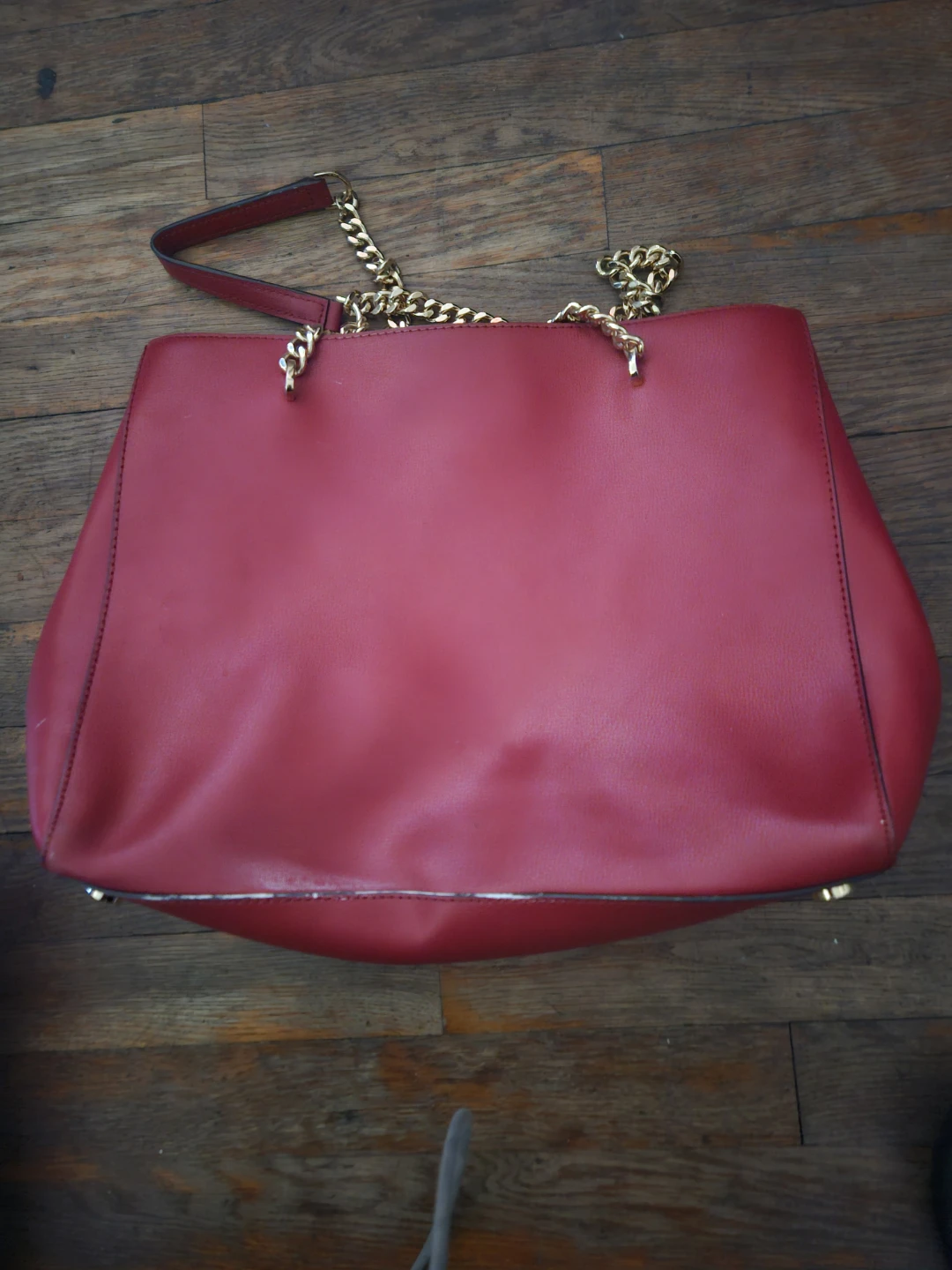 Michael Kors Red Leather Tote Bag - photo 2