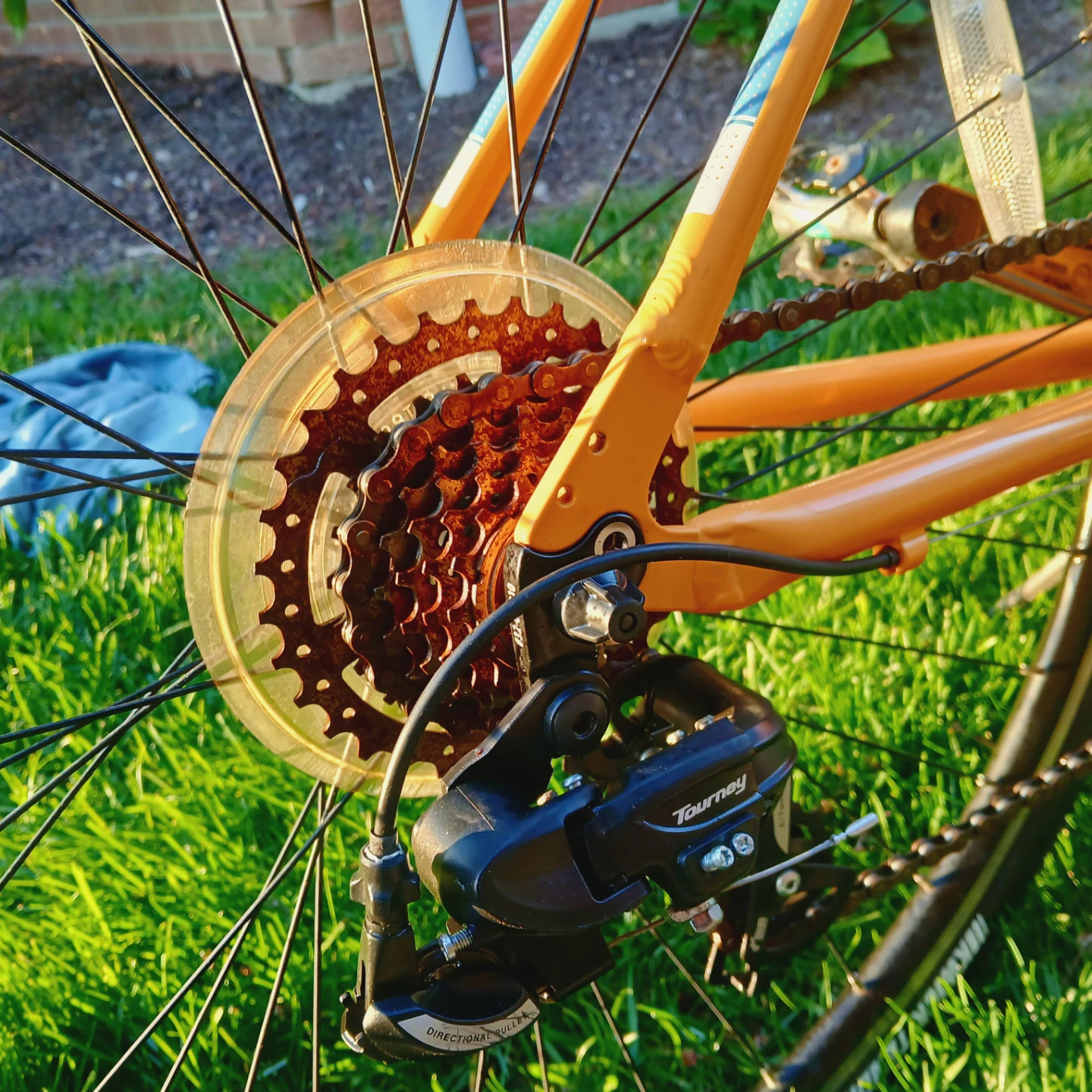 Raleigh Hybrid Bike - Orange - Size SM - photo 4