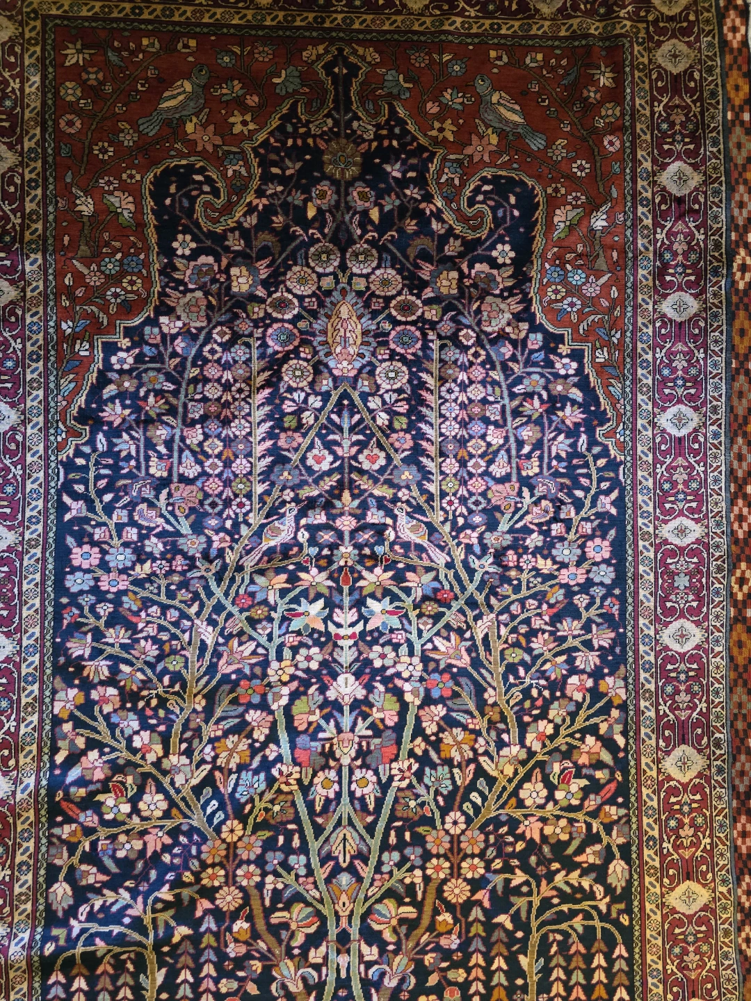 Persian-style decorative silk rug, 2sided ! for Museum of Art - photo 3
