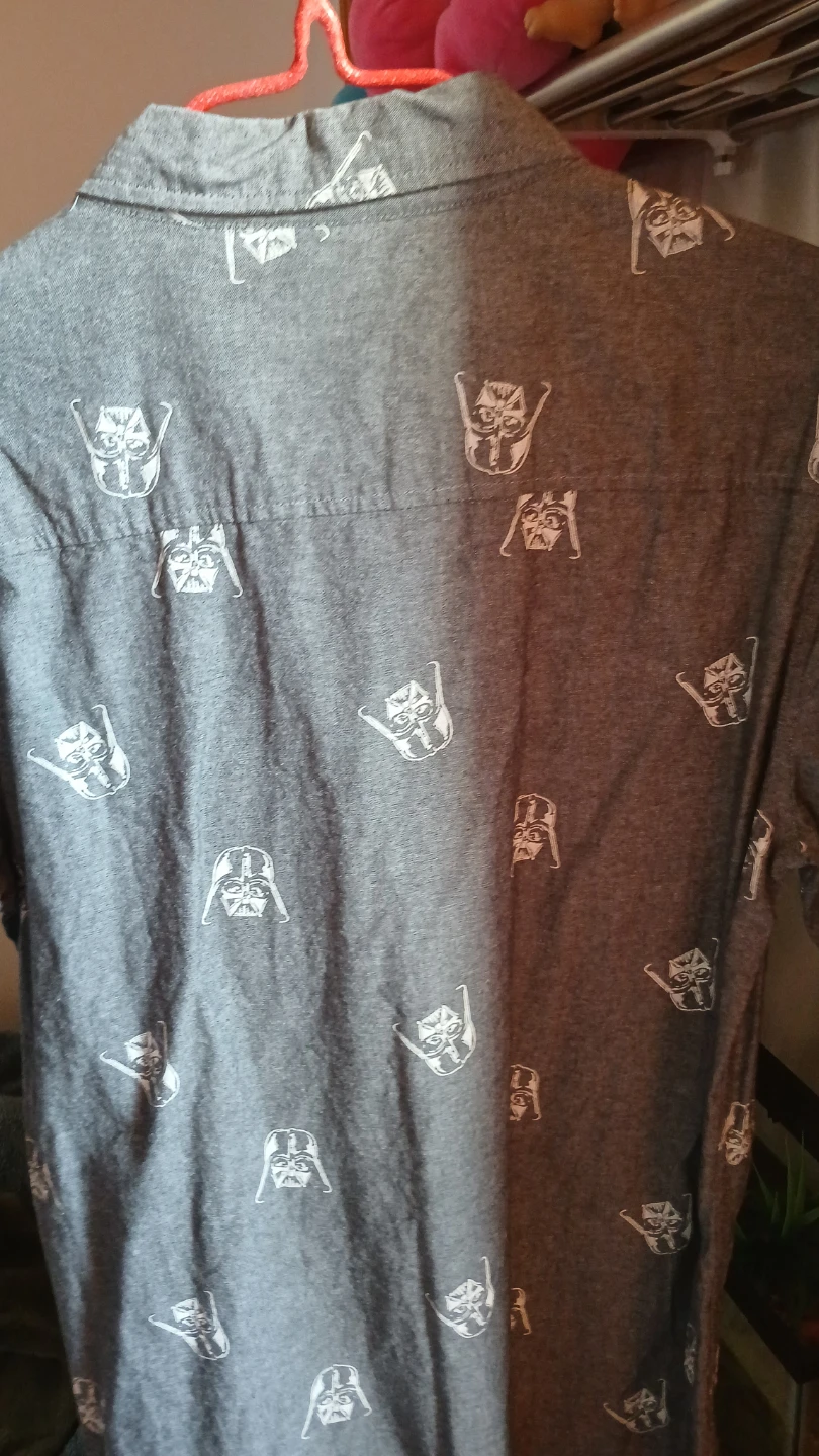 Star Wars Darth Vader All-Over Print Button-Down Shirt - photo 2