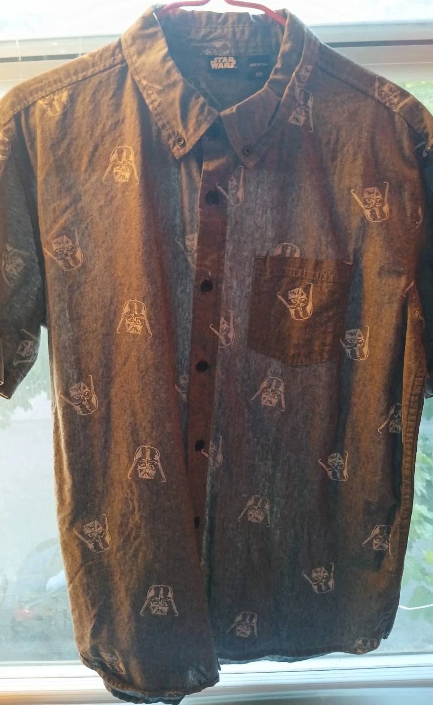 Star Wars Darth Vader All-Over Print Button-Down Shirt - photo 4