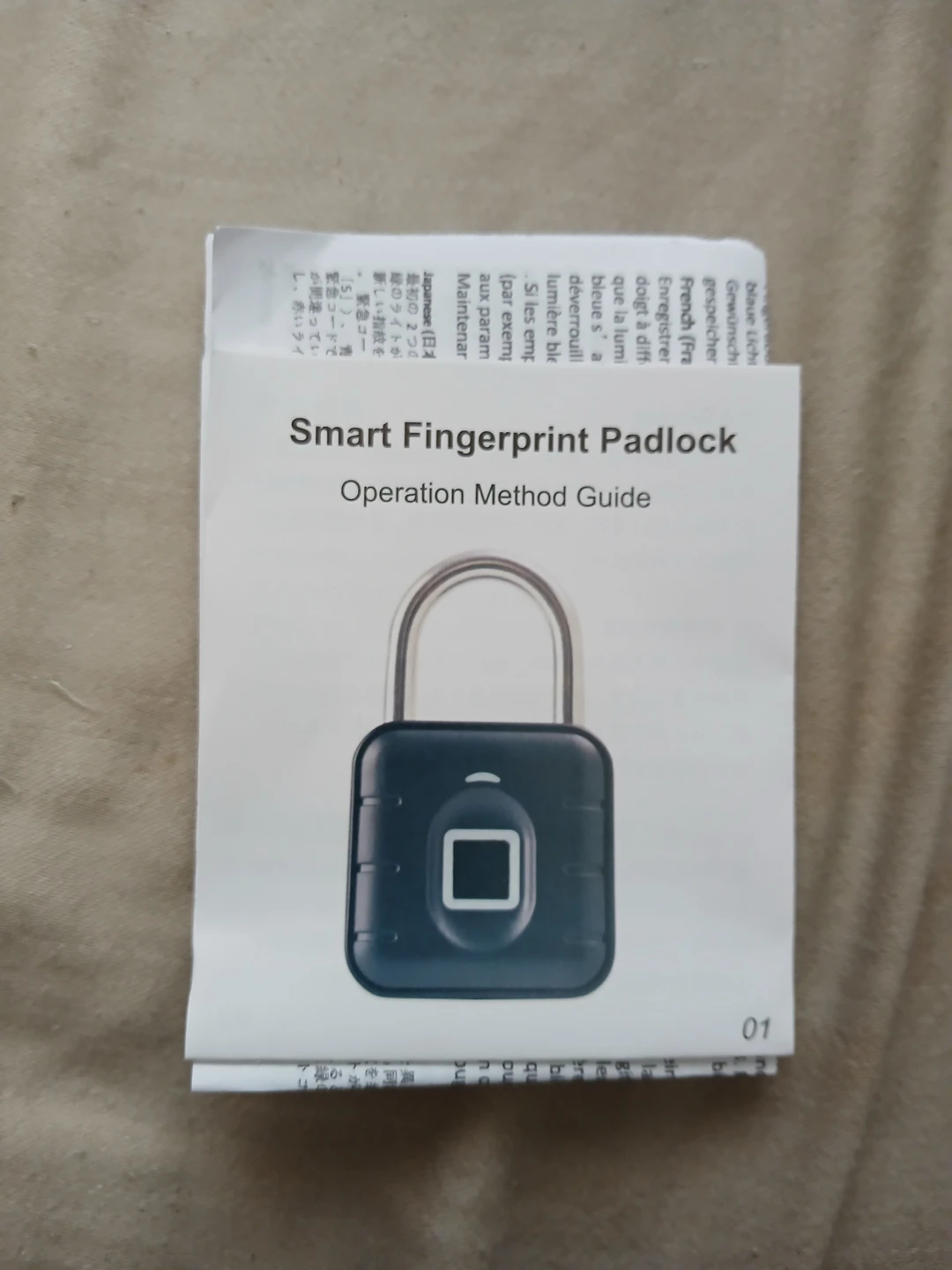 Smart Fingerprint Anti-Theft Padlock - photo 3