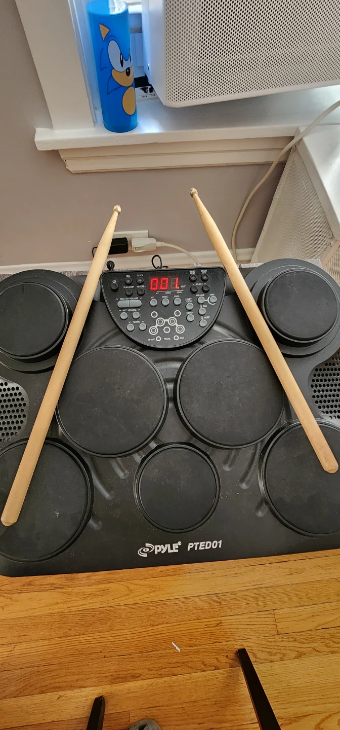 PYLE PTE001 Electronic Drum Set - photo 3