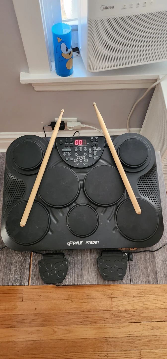 PYLE PTE001 Electronic Drum Set - photo 4
