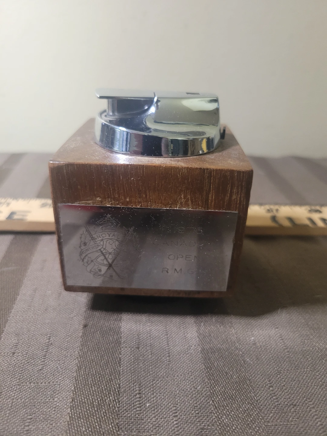 Ronson "Executive" Table Lighter - 1975 Canadian Open