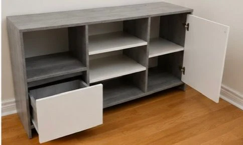 Modern Media Console with Storage