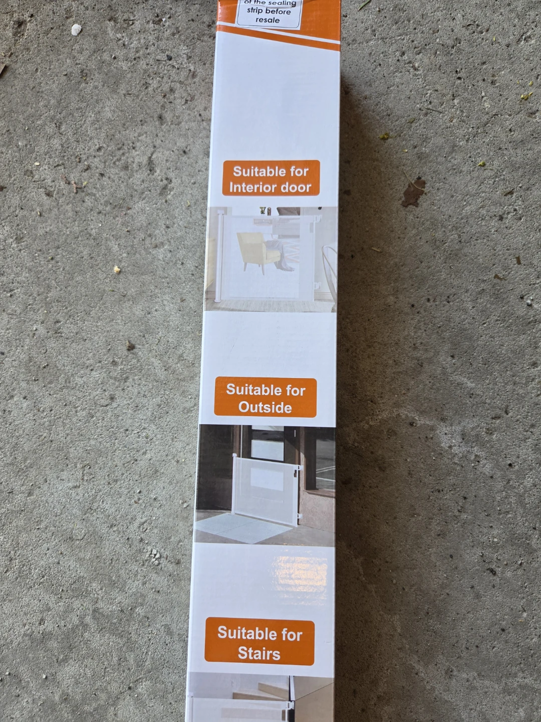 VERASTE Retractable Safety Gate - White