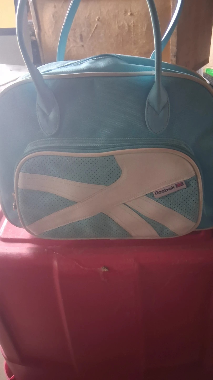 Reebok Blue & White Gym Bag - photo 3
