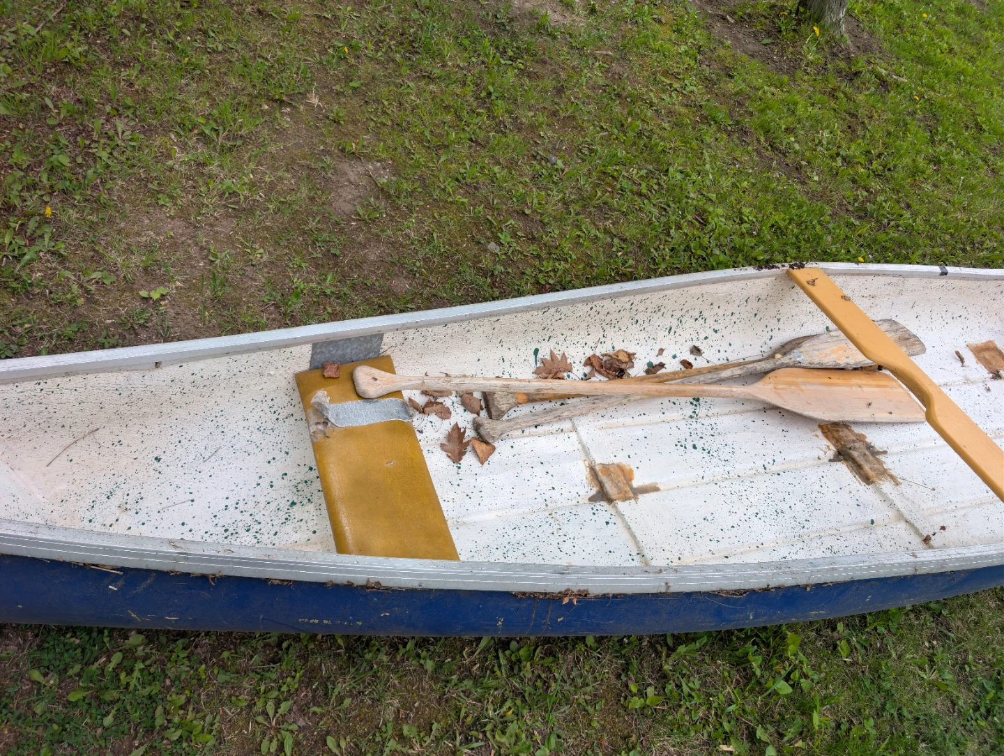 Blue Canoe with Paddles - photo 4