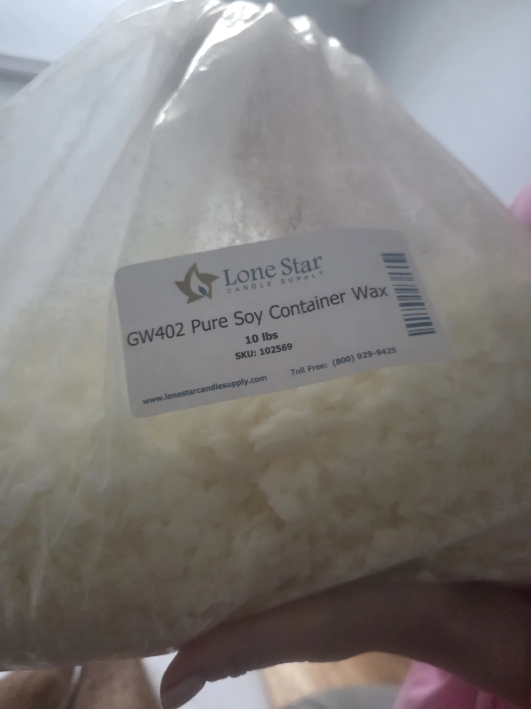 Pure Soy Candle wax - Lone Star - 7lbs - photo 2
