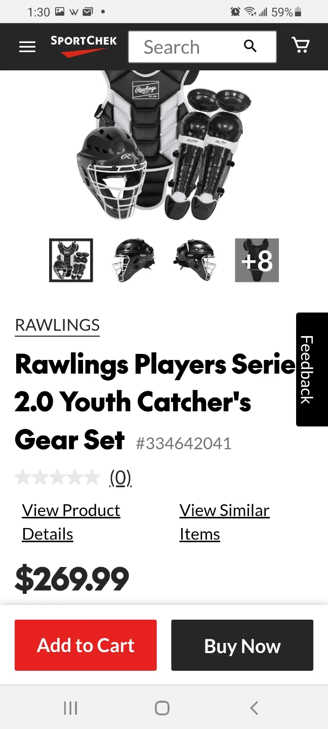 NEW Rawlings Renegade 2.0 Youth Catcher's Gear Set - photo 5