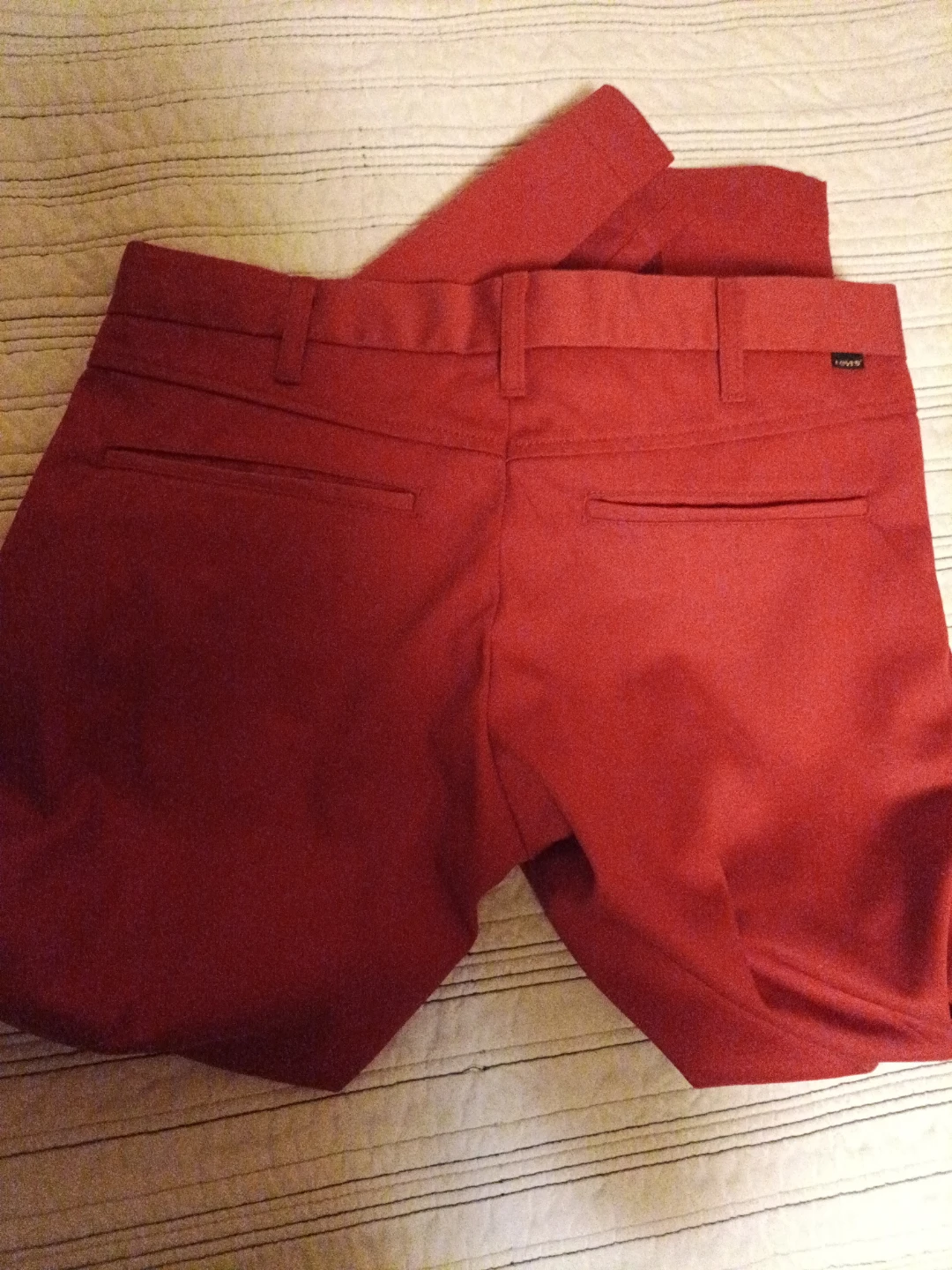 Levi's STA-PREST Red Chinos Pants - photo 3