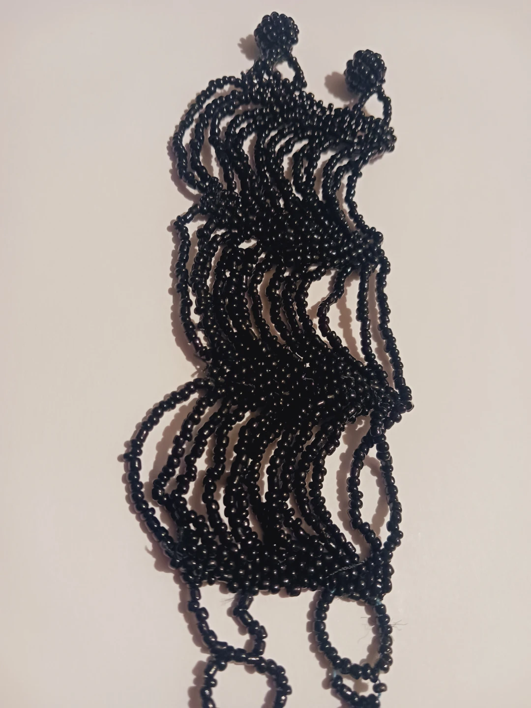 New !!Black Beaded Layered Dangle Bracelet - photo 4