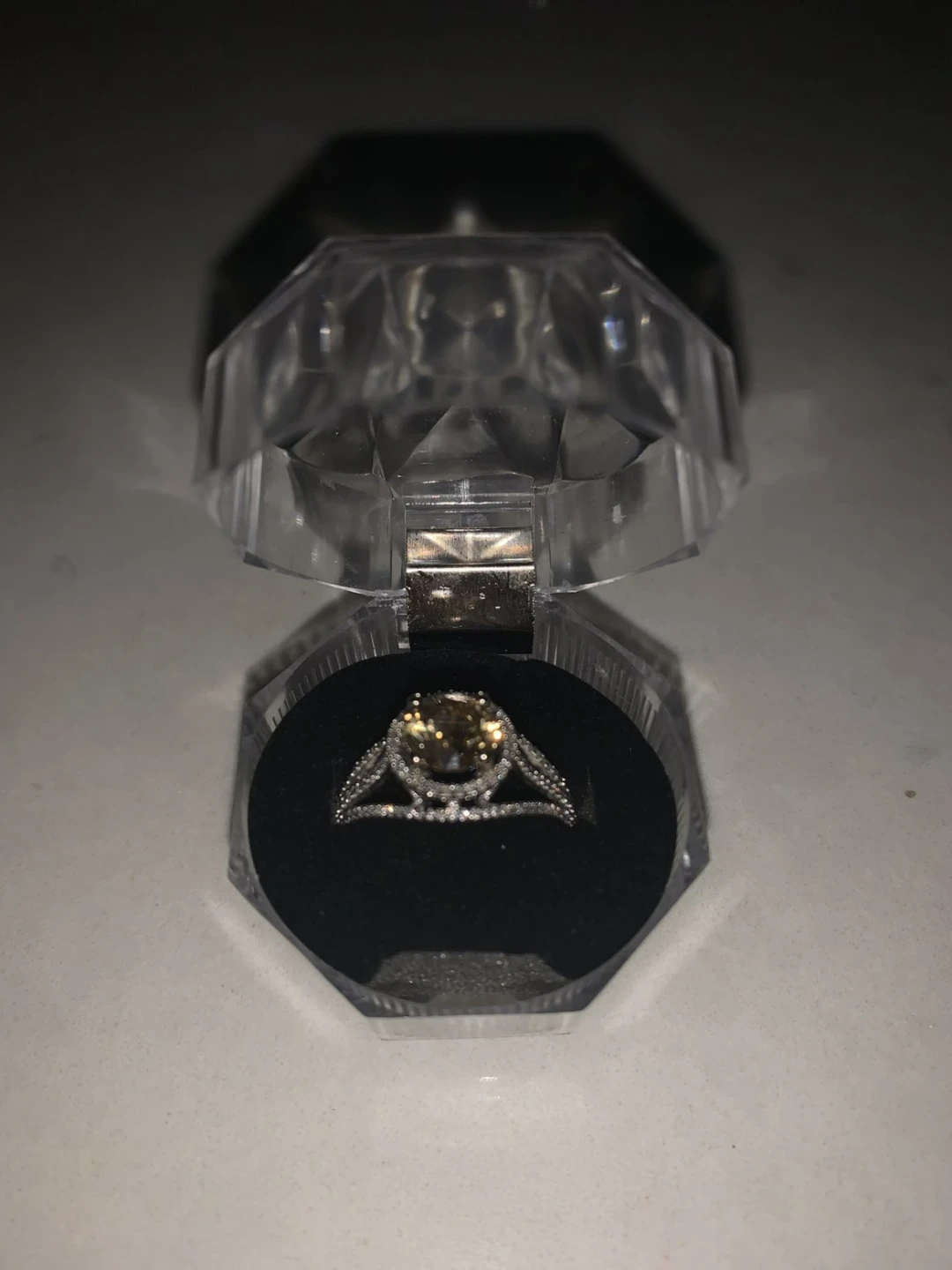 14K White Gold Diamond Ring - photo 3