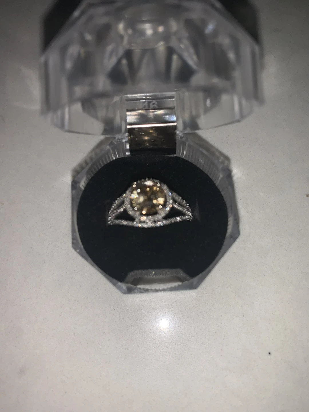 14K White Gold Diamond Ring - photo 4