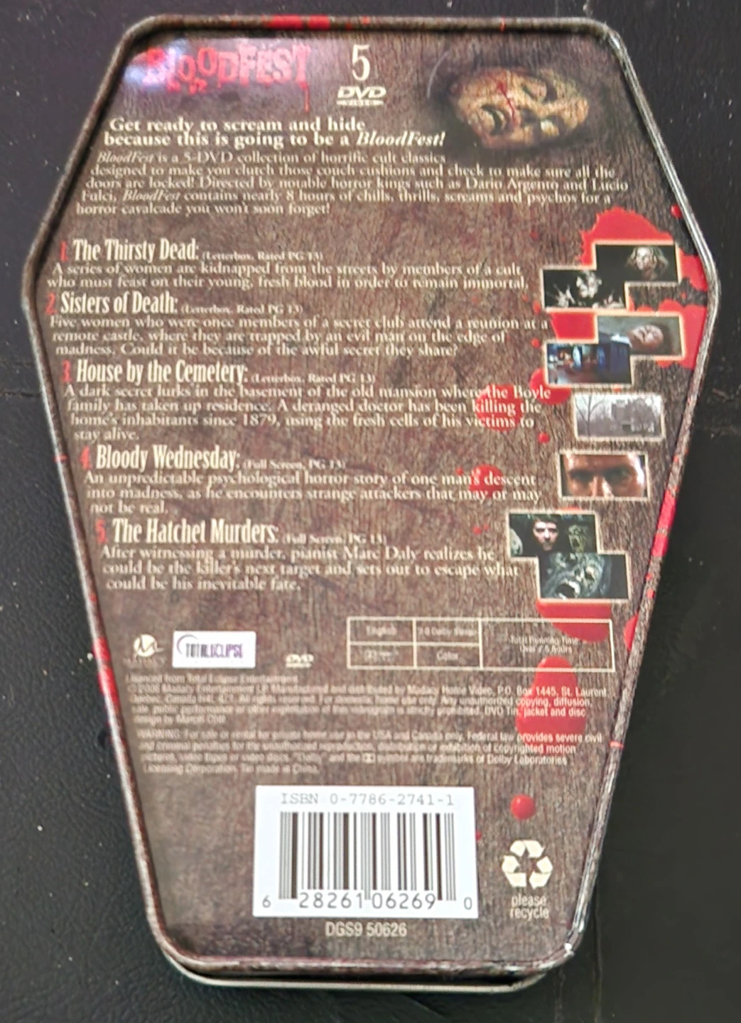 Bloodfest: Rest in Pieces 5-DVD Horror Box Set - photo 4