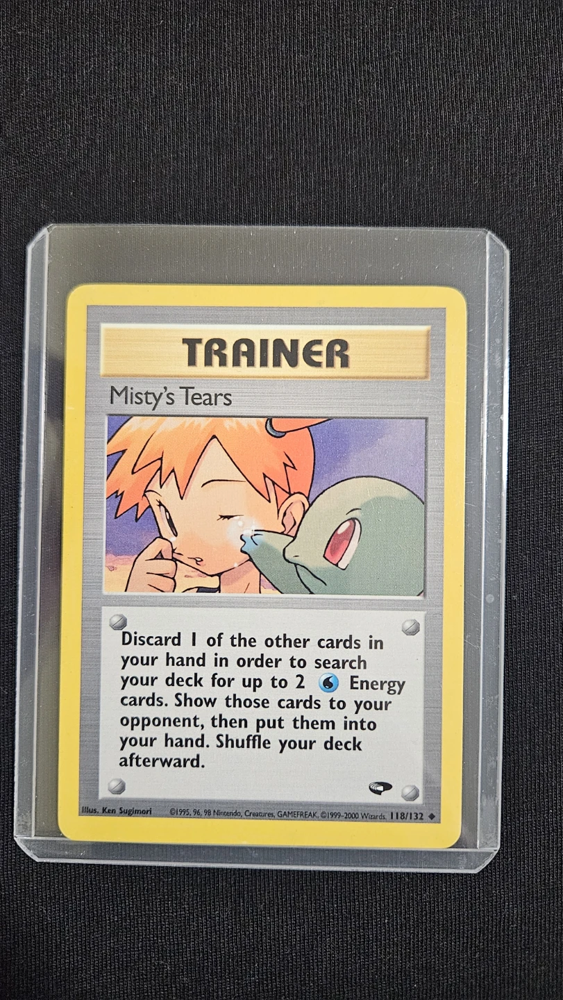 NM Misty's Tears Pokemon Card