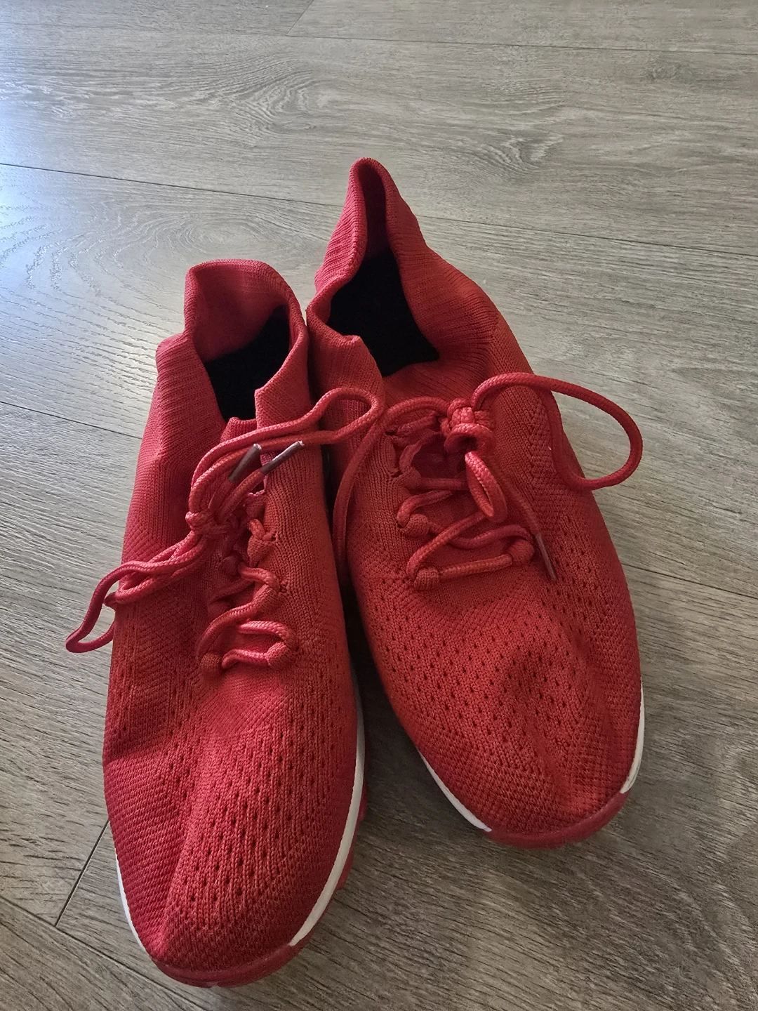 Red Knit Sneakers - photo 2