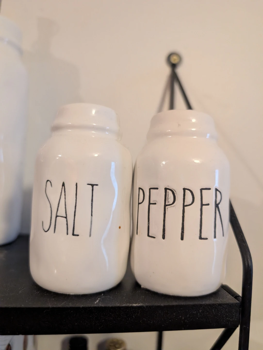 Rae Dunn "Salt" and "Pepper" Shakers