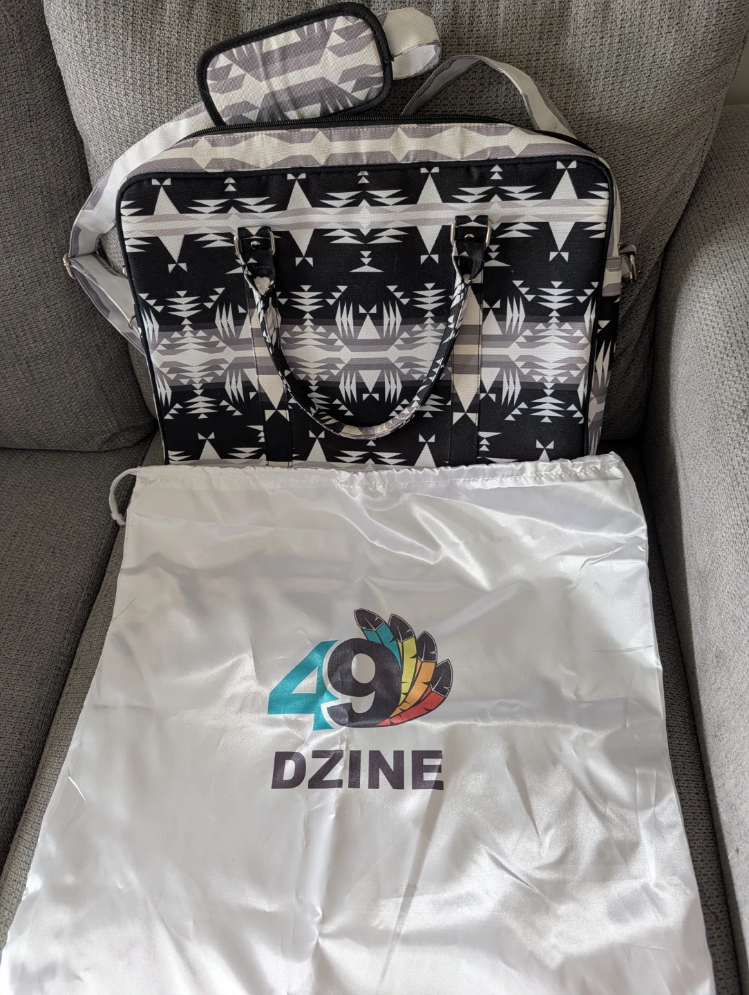 49DZINE Geometric Pattern laptop bag