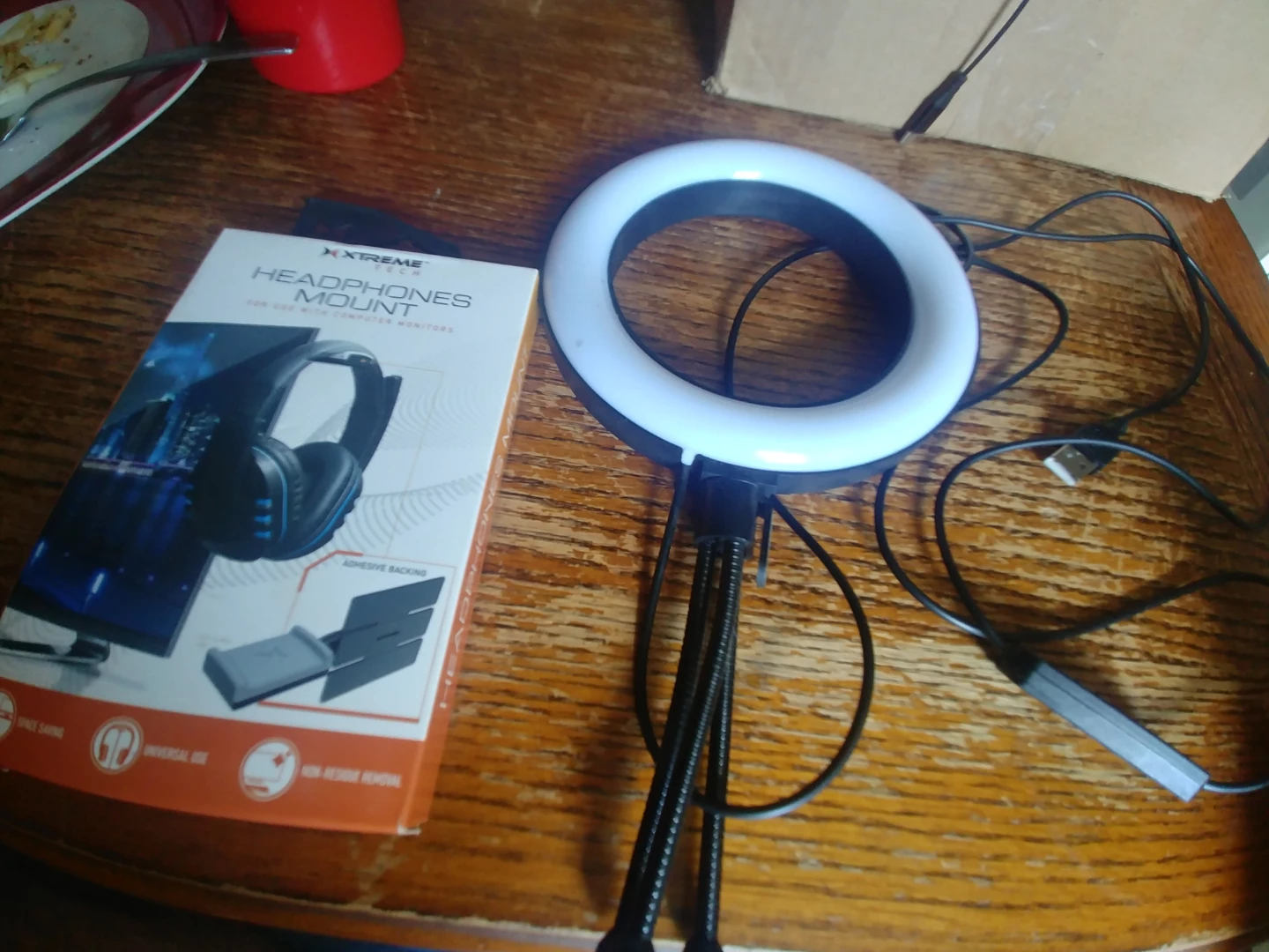 LED lamp light and new Headphones mount - photo 3