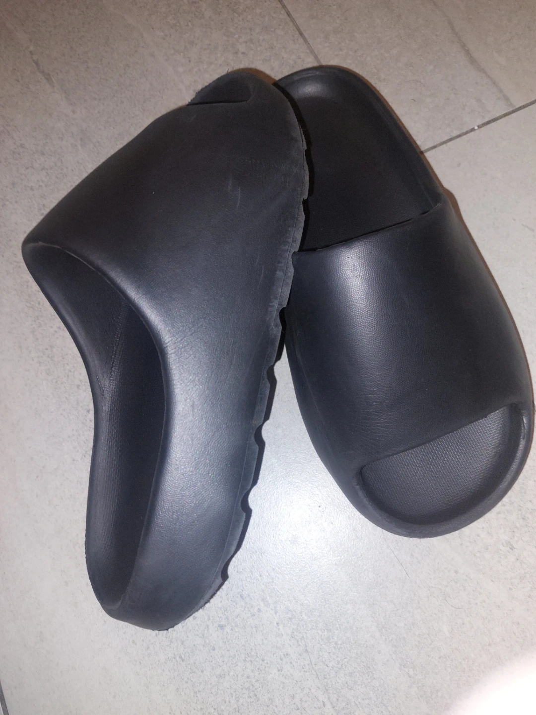 Black Slide Sandals