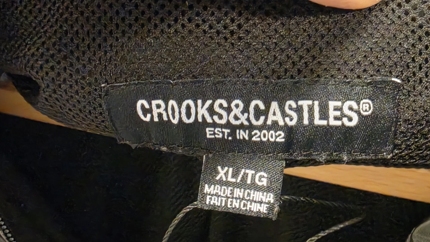 Crooks & Castles Black All-Over Print Hooded Windbreaker Jacket - photo 3