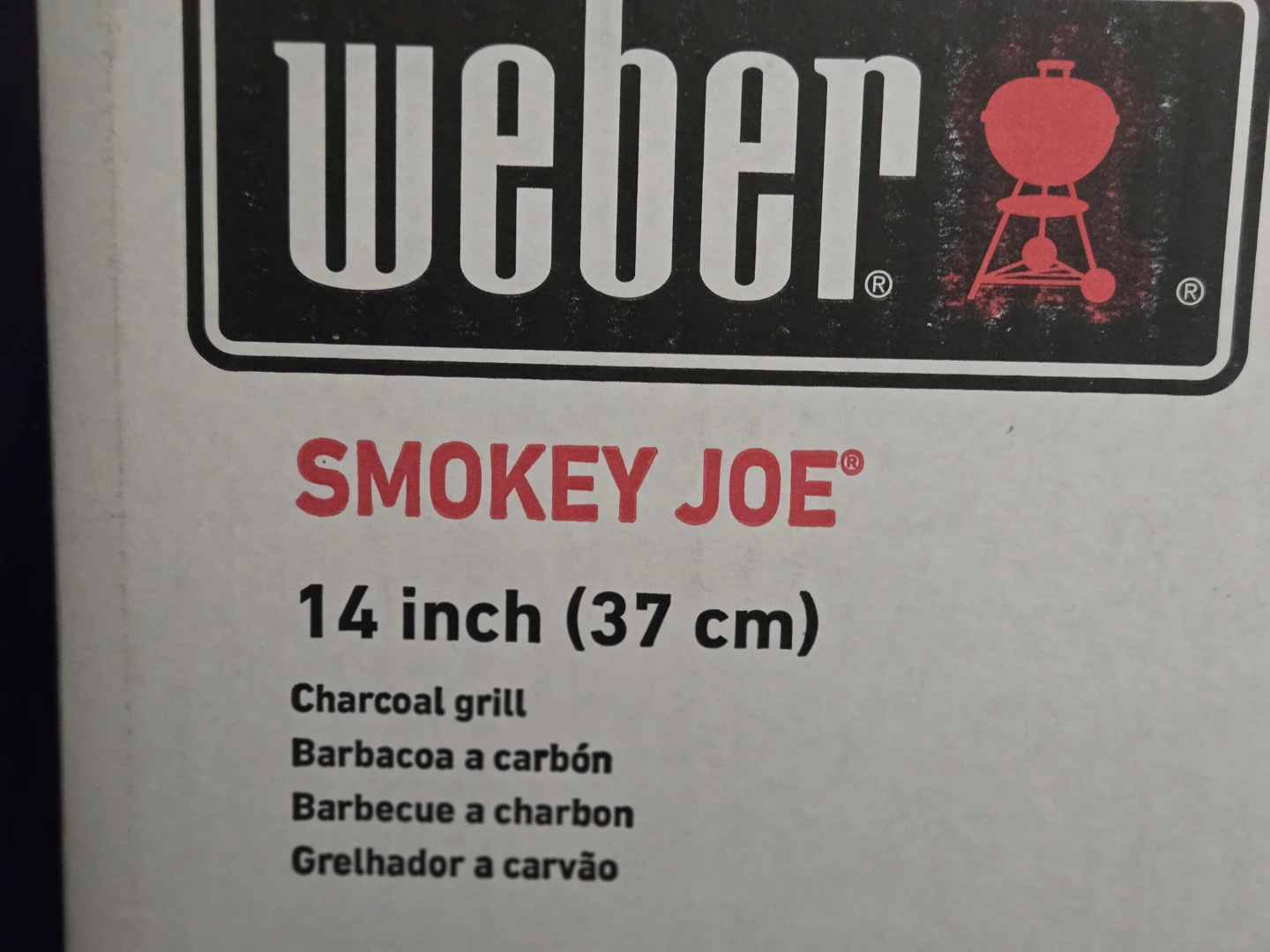 Weber Smokey Joe 14 inch Charcoal Grill