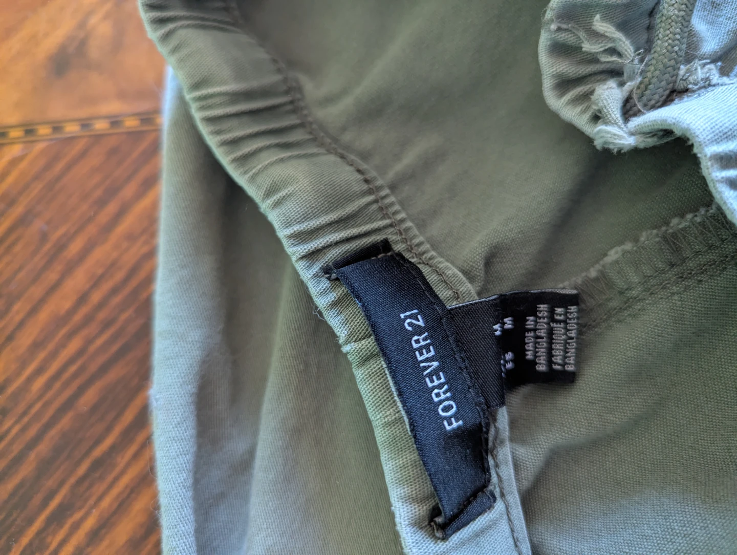 Forever 21 Olive Green Cargo Pants - Size M - photo 4