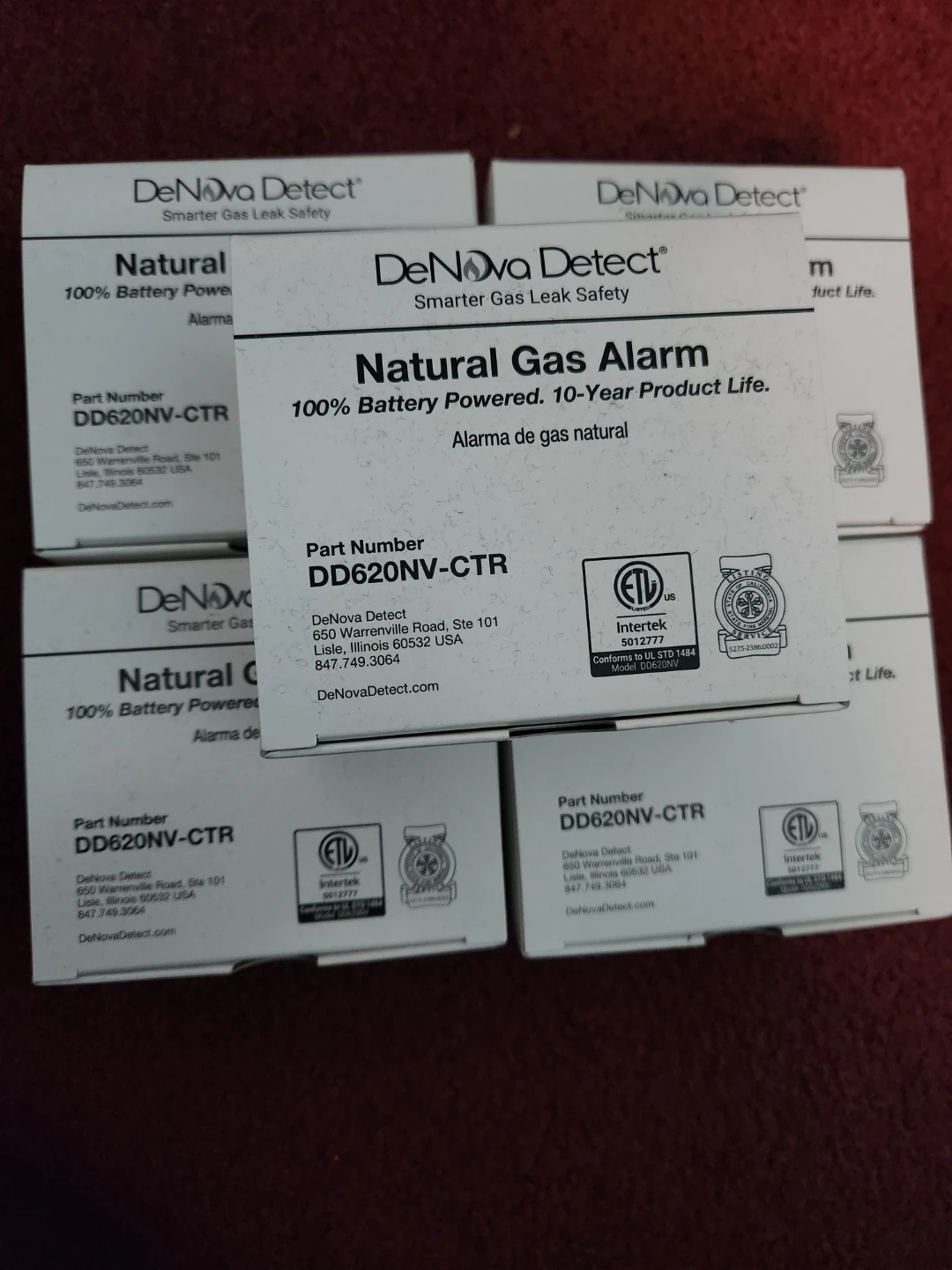 DeNova Detect Natural Gas Alarm DD620NV-CTR