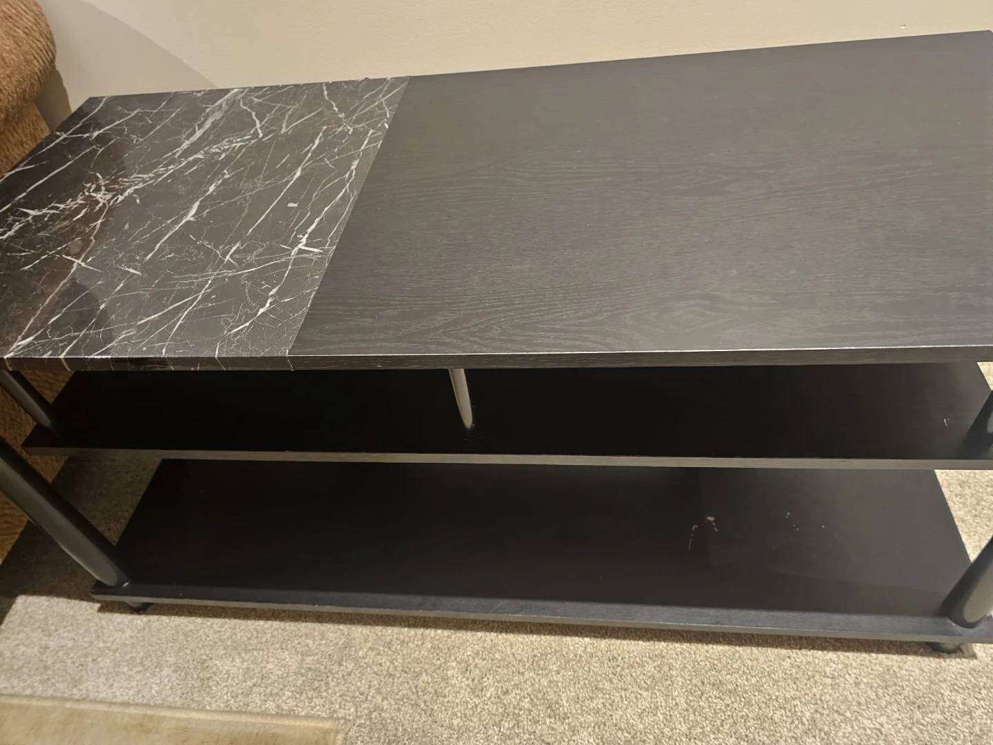 Black TV Stand