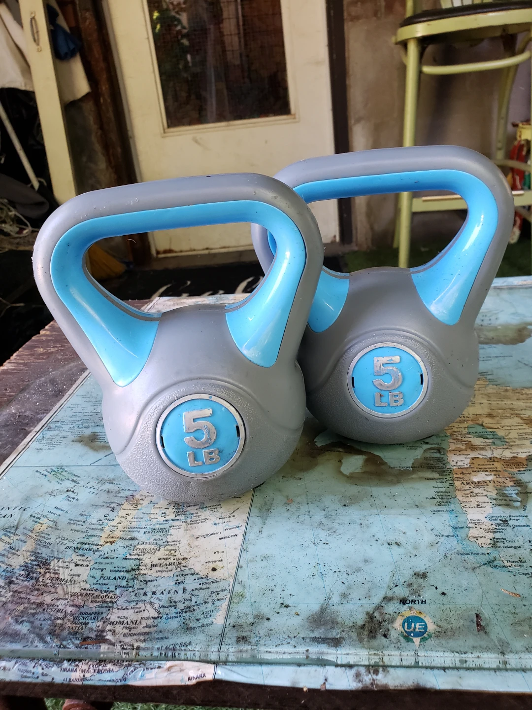 2 x 5 LB Kettlebell Set