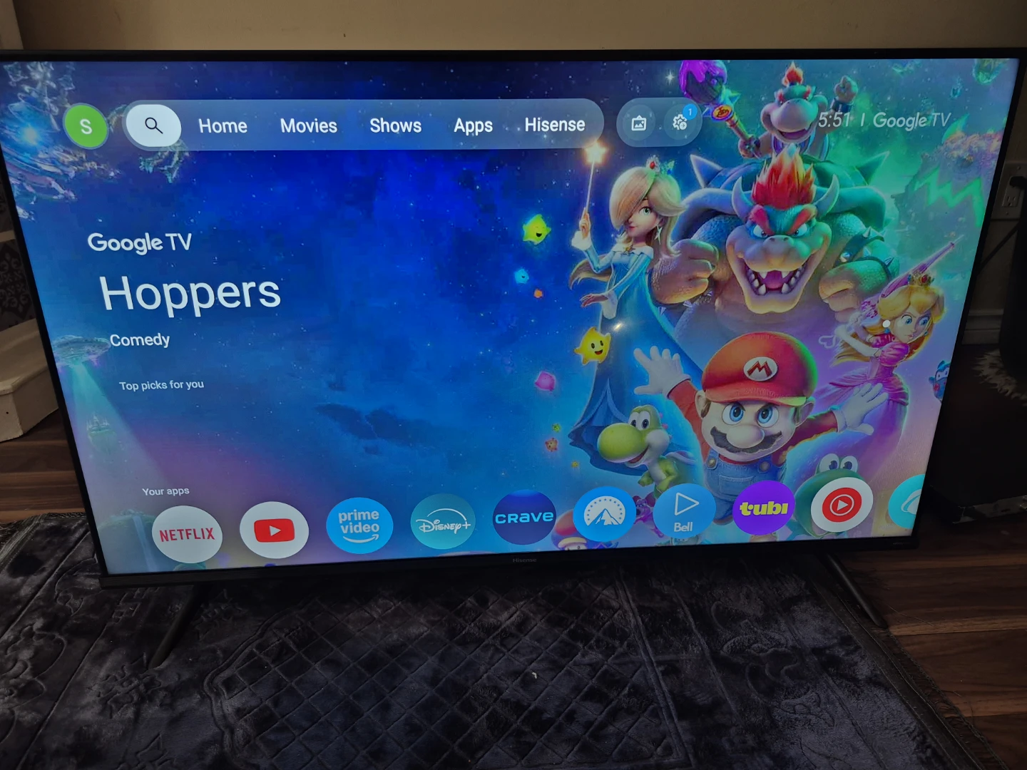 Hisense Google TV 43" smart 4k - photo 2