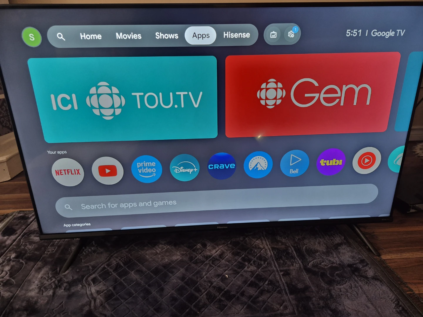 Hisense Google TV 43" smart 4k - photo 3