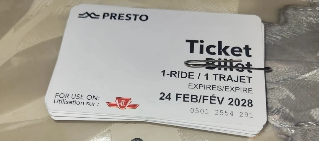 PRESTO 1-Ride Ticket