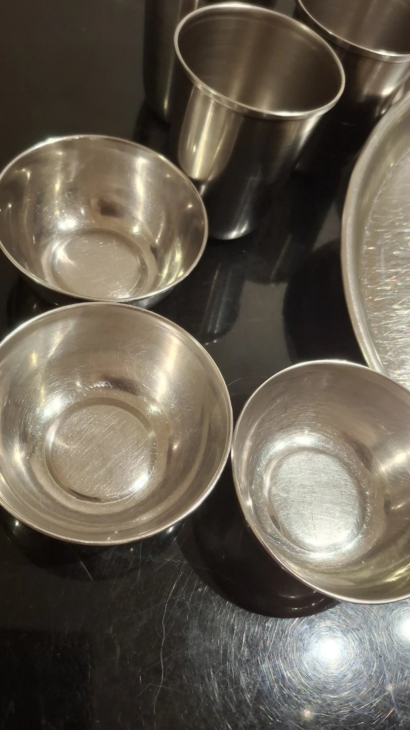 Stainless Steel Thali Set -3 - photo 4