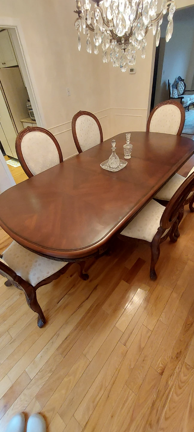 Wooden Dining Table chairs sold Separately