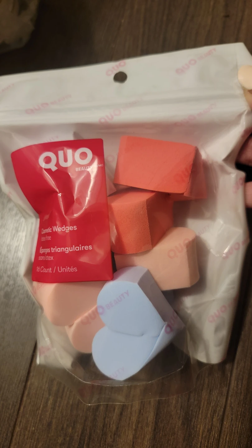 QUO Beauty Cosmetic Wedges - 16 Count