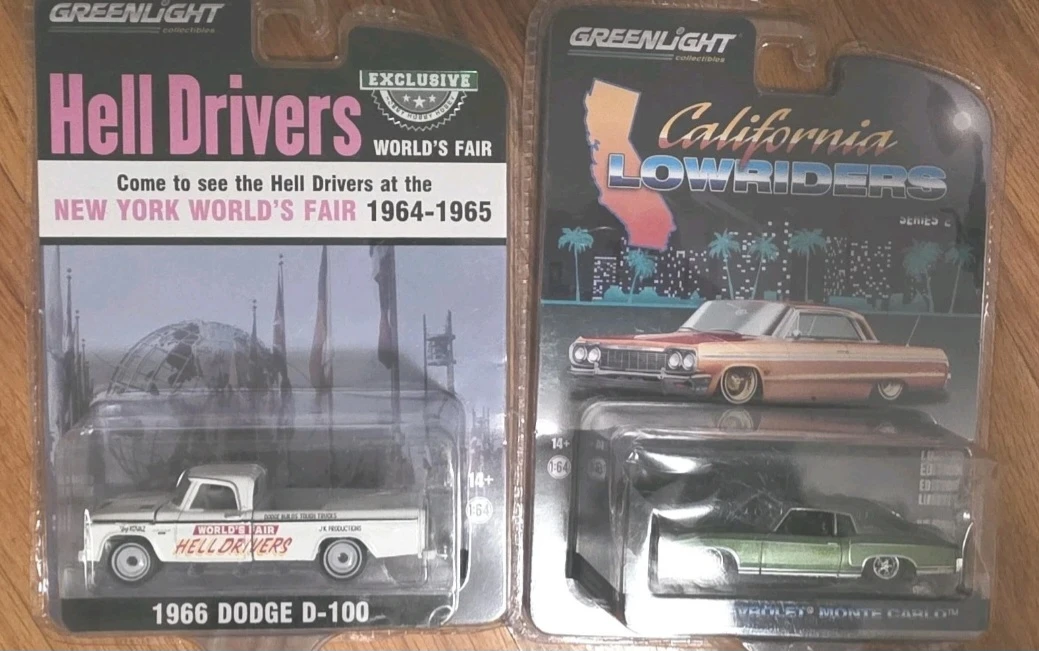 GreenLight Hell Drivers 1966 Dodge D-100 Die-Cast Truck