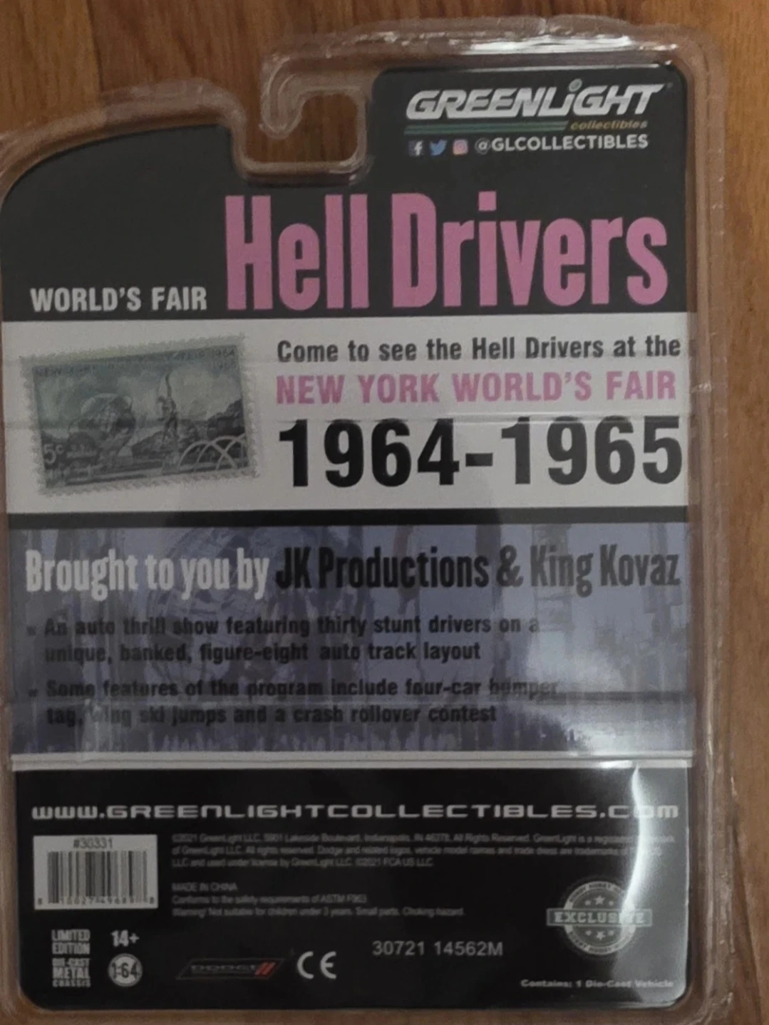 GreenLight Hell Drivers 1966 Dodge D-100 Die-Cast Truck - photo 2