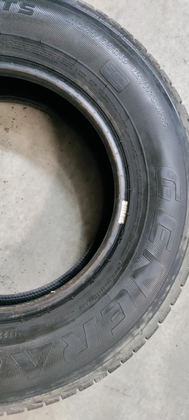 4 Tires: LT225/75/16 General Tire Grabber AT2 All Terrain Tire - photo 3