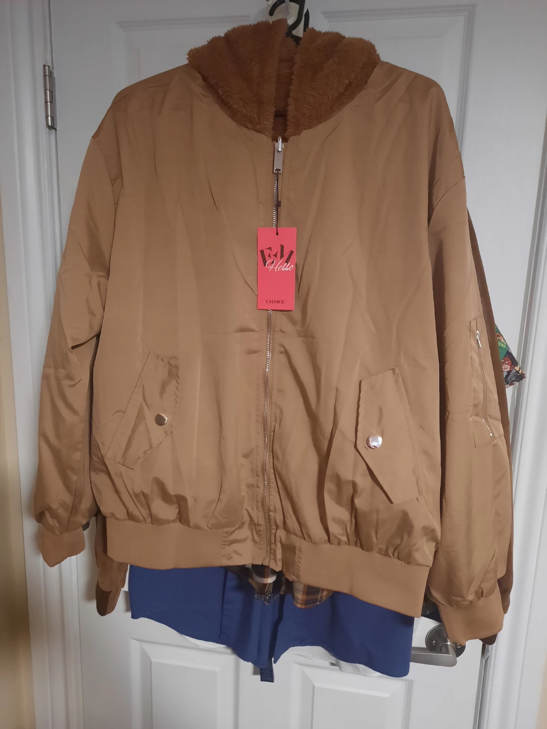 Women's Brown Reversible  jacket- small