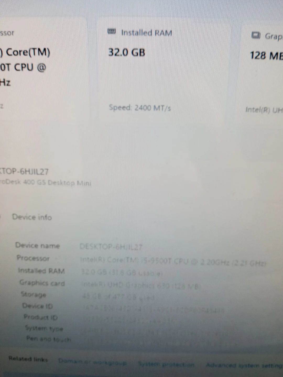 HP ProDesk 400 G5 Desktop Mini PC - photo 2