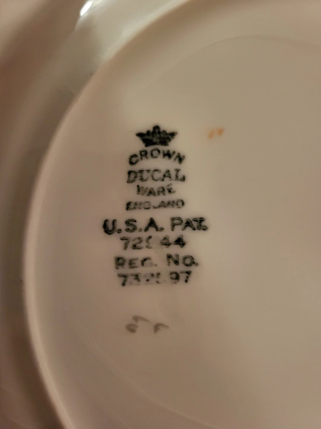 Crown Ducal Ware Plate - photo 4