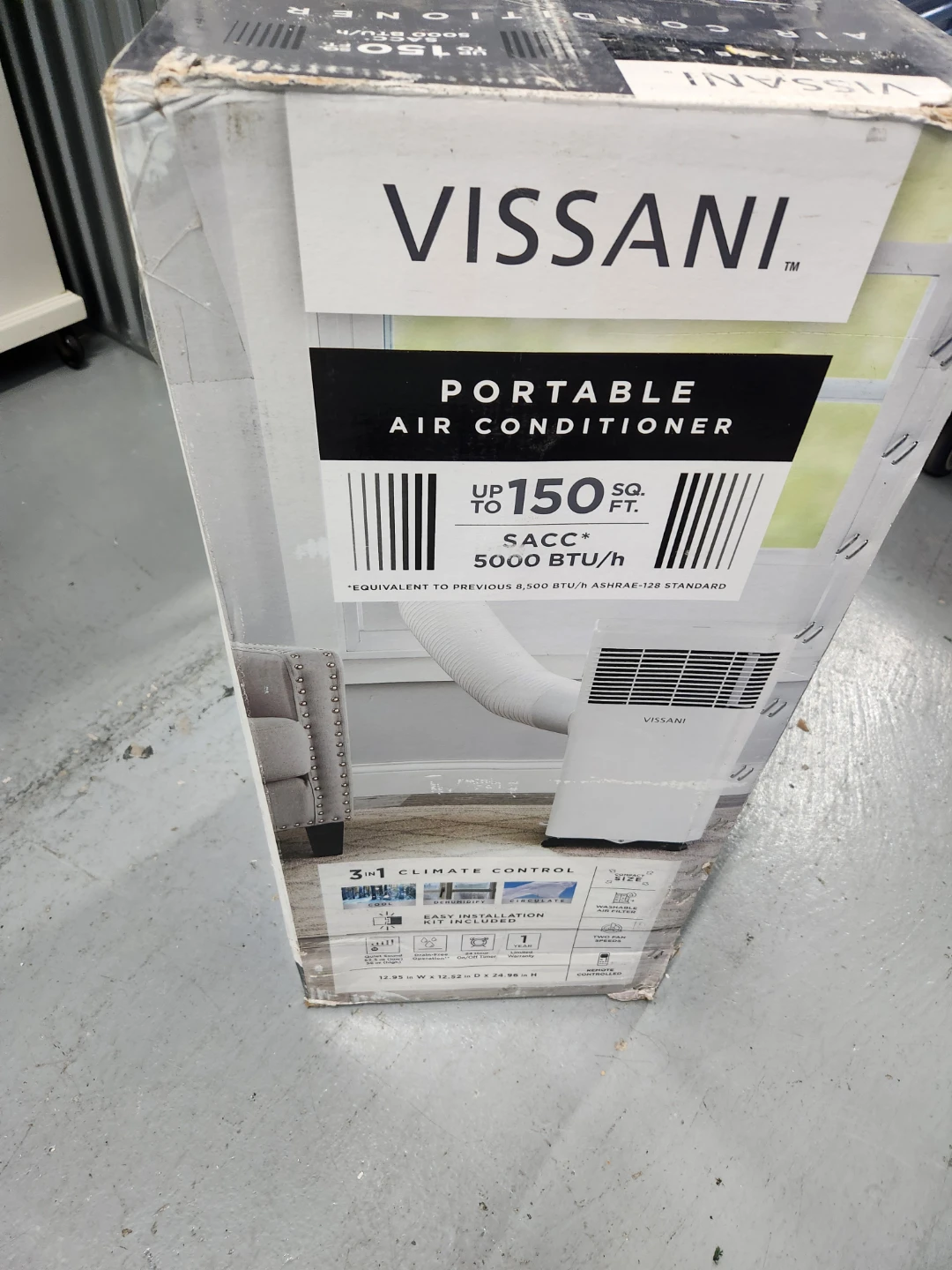 Vissani Portable Air Conditioner 5000 BTU/h