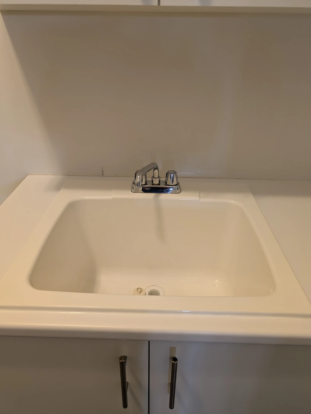 Modern White Cabinet Set for Sale with Laundry Sink - photo 3