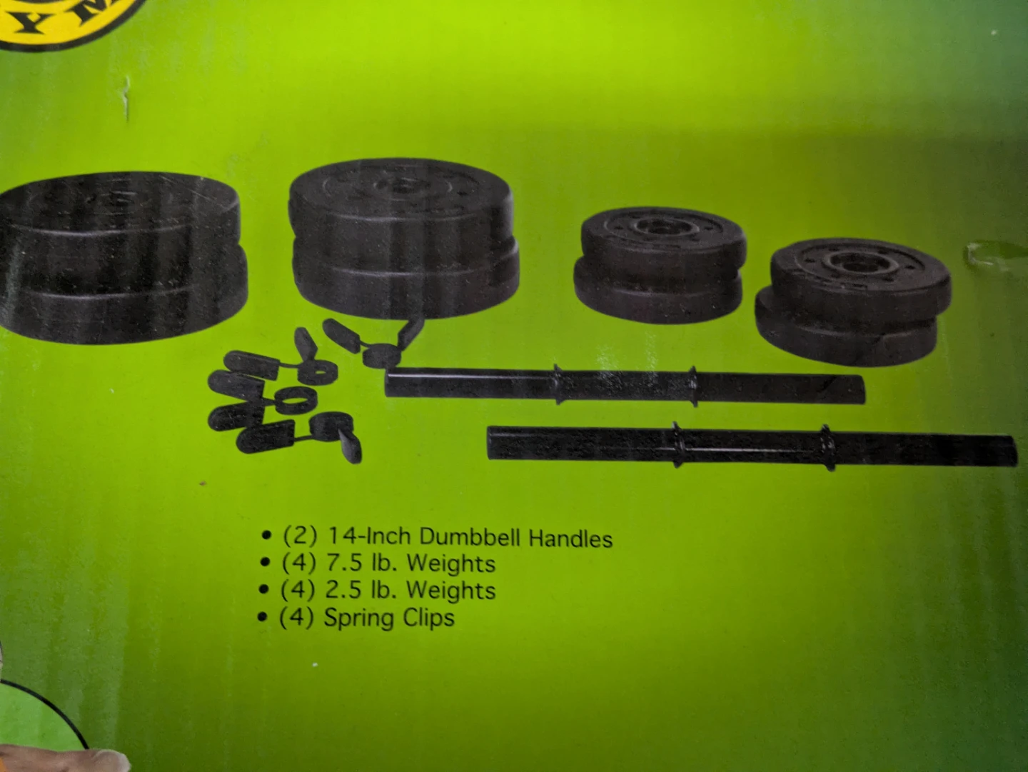 Dumbbells (2 sets) >> 40LB each >> Gold's Gym - photo 2