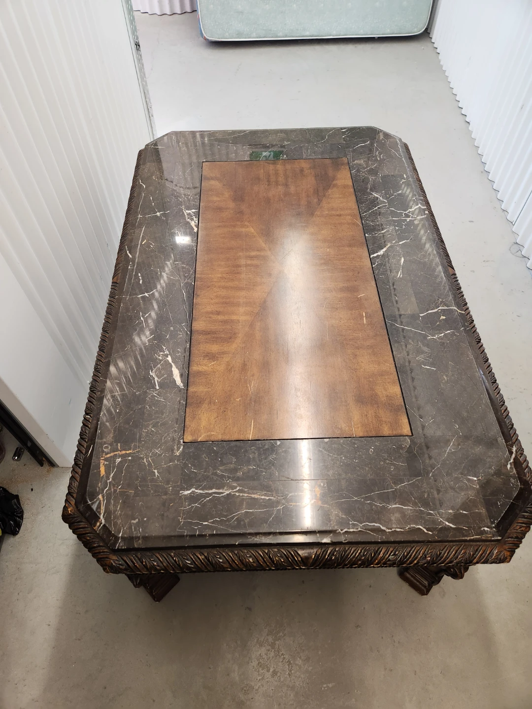 Wooden coffee table